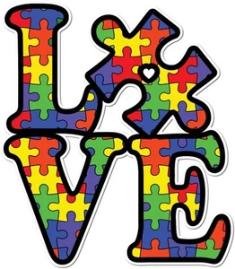 Autism Love Decal - Picture 1 of 1