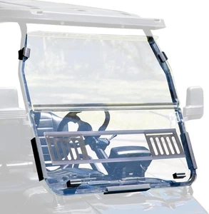 RedDot 1/4" Vented Golf Cart Windshield for Evolution Classic & Forester - Clear - Picture 1 of 6