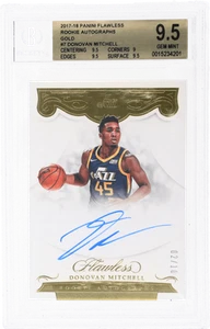 2017 Panini Flawless Donovan Mitchell Rookie Auto Gold #RA-DM /10 BGS 9.5 RC - Picture 1 of 2