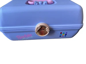 Caboodles Barbie for Girls Purple Make Up Storage Case - G01 - Picture 1 of 5