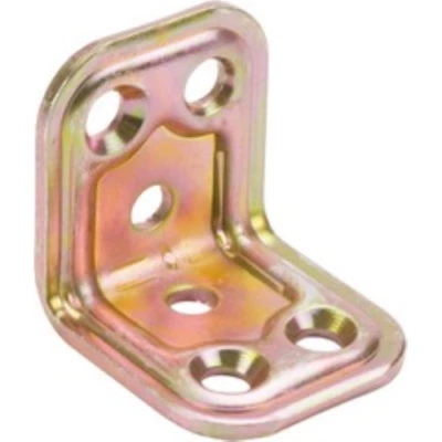 piastra giunzione angolare acciaio per pannelli travature in legno mm 30x30x30 - Immagine 1 di 2