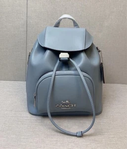 COACH  Pace Backpack CR100 Blue Outlet NEW - Picture 1 of 9