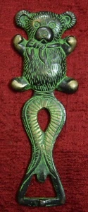 Teddy Bear Infinity Logo Shape Decorative Bottle Cap Opener Brass Handmade VR334 - Picture 1 of 7