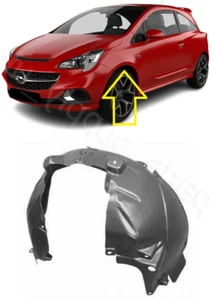 NEW FOR VAUXHALL OPEL CORSA E 15-19 FRONT FENDER MUD GUARD SPLASH ARC LEFT - Picture 1 of 3