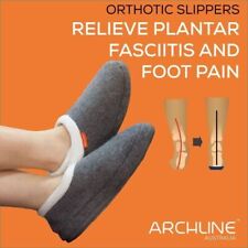 ARCHLINE Orthotic Slippers CLOSED Arch Scuffs Orthopedic Moccasins Shoes -