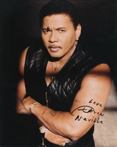 AARON NEVILLE  AUTOGRAPHED     8"x10"  COLOR  Photo Reprint - Picture 1 of 1