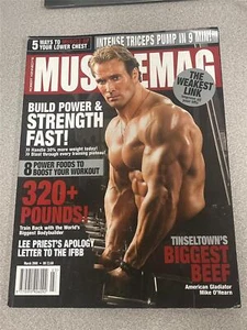 MUSCLEMAG bodybuilding magazine MIKE O'HEARN 3-08 (UK) - Picture 1 of 5