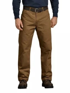 "NUEVO Big Para hombres Dickies Calce Relajado Pato Carpintero Marrón Calce Relajado 44"" x 30 y 32"" - Imagen 1 de 8