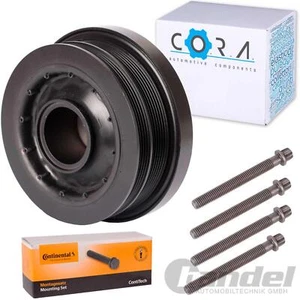 RIEMENSCHEIBE KURBELWELLE + SCHRAUBEN passend für BMW E46 E90 E91 E60 E70 E83 - Bild 1 von 6
