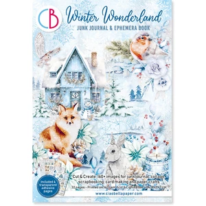 Ciao Bella Winter Wonderland A4 Junk Journal & Ephemera Book Fussy Cutting - Picture 1 of 6
