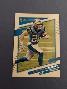 2021 Panini Donruss Base #219 Christian McCaffrey Carolina Panthers - Picture 1 of 2