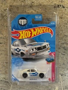 2021 Hot Wheels Super Treasure Hunt - Drift - White Mazda RX-3 - Mad Mike - Picture 1 of 7