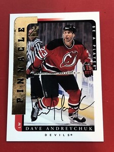 1996-97 Pinnacle Be A Player Auto Dave Andreychuk #2 Auto HOF