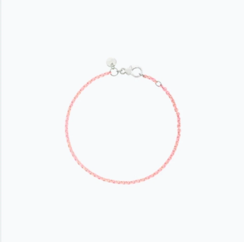 Bracciale Dodo Rosa Misura 19 Argento 925 - Immagine 1 di 1