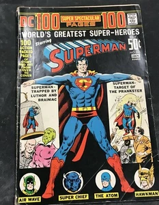 Superman #245 1971 Super Spectacular World's Greatest Super-Heroes Superman #245 DC de 100 páginas - Imagen 1 de 2