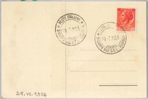56702 - ITALY - Postal History - RARE POSTMARK on Event POSTCARD 1956 Boy Scouts - Picture 1 of 1