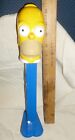 Giant HOMER SIMPSON Empty PEZ CANDY PACKAGE DISPENSER 13" Tall, VG/Exc Cond