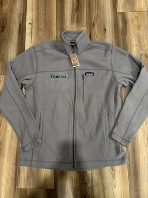 Chaqueta Patagonia Micro D Para Hombre Talla Grande Pluma Gris Polar Cremallera Completa Nueva Con Etiquetas Foto 1 de 4