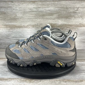 Merrell Women's Moab 3 Gray Suede Vibram Hiking Shoes Size 10 - Picture 1 of 12