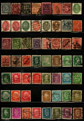 GERMANY 1+ SCANS EARLY USED REGULAR AND BOB ISSUES - Image 1 of 2