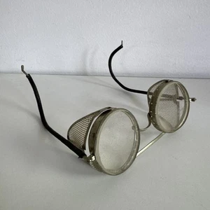 Vintage Cesco Safety Machinist Glasses Vintage Steampunk Motorcycling Bicycling - Picture 1 of 5