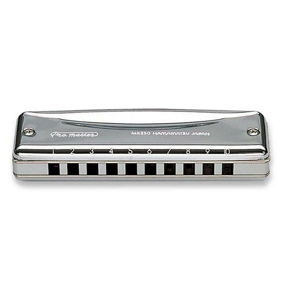 Suzuki Promaster MR-350 10-hole diatonic harmonica.Key of F Foto 1 de 1