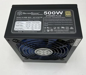 SilverStone 500W Big Fan Power Supply Unit (PSU) SST-ST50F-PB Ref: 1021 - Afbeelding 1 van 4
