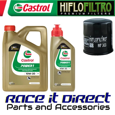 Kit de servicio para Yamaha XV1900 CTS Stratoliner S 2006-2010 Castrol & HiFlo Foto 1 de 4
