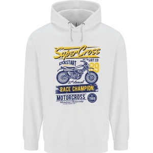 Supercross MotoX Dirt Bike Motocross Childrens Kids Hoodie - Picture 1 of 29