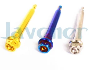 Spina bullone pinze moto in lega di titanio GR5 colore Ti/oro/blu bruciato - Foto 1 di 2