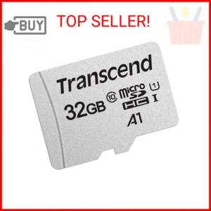 Transcend 32GB microSDXC Micro SD Card A1 UHS-I U1 C10, Up to 100MB/s, Full HD V - Picture 1 of 2