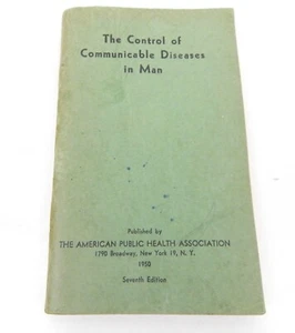 2D Die Kontrolle übertragbarer Krankheiten beim Menschen Broschüre 1950 US Public Health - Bild 1 von 5