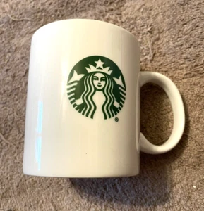 Taza clásica Starbucks cerámica blanca con emblema verde - Imagen 1 de 4