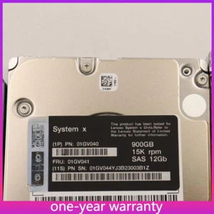 LENOVO 01GV040 900GB 12GB/S 15000RPM SAS 2.5-INCH 1UY203-155 ST900MP0146 WITH 00 - Picture 1 of 6
