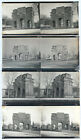 Amateur Personal Stereoview Arc Du Triomphe Orange France 1900 X 4