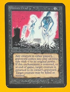 Magic The Gathering Animate Dead Alpha (OldManMTG 008-099) - Imagen 1 de 12