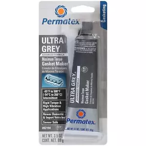 Permatex 82194 Ultra Grey Rigid High-Torque RTV Silicone Gasket Maker 99g - Picture 1 of 1