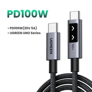 UGREEN UNO 100W USB Type C To USB C Cable PD Fast Charging For Samsung iPhone 16 - Picture 1 of 10