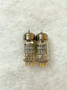 Philips Miniwatt E80CF 6U8 ECF80 ECF82 Pinched Waist Tested NOS Matched Pair - Picture 1 of 9