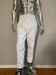Authentic Pink Dolphin Mens Adult Casual White Jogger Pants Size Size 40 - Picture 1 of 5