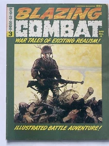 BLAZING COMBAT #3 War Classic Frazetta cover Warren Magazine 1979 FN/VF - Picture 1 of 1