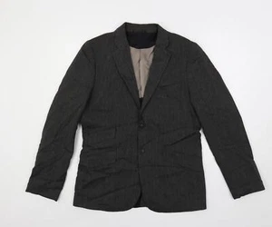JUNK de LUXE Mens Grey Viscose Blend Suit Jacket Size 38 Reg - Picture 1 of 10
