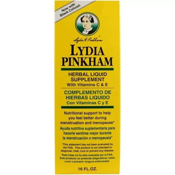 Líquido de apoyo nutricional Lydia Pinkham para menstruación y menopausia 16 oz Foto 1 de 1