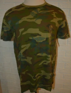 Men's Gap Green Camo Leaves Short Sleeve Tee T-Shirt Top Sizes M, L, XL - Picture 1 of 3