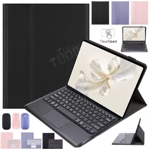 For Honor Pad 9 HEY2-W09 Tablet 12.1 inch Bluetooth Touchpad Keyboard Case Mouse - Picture 1 of 49