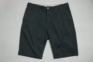 Volcom Chino Shorts Mens 34 Black With Pockets - Picture 1 of 9
