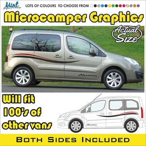 CITROEN BERLINGO MICROCAMPER Motorhome Camper Decals Stickers Vinyl Graphics 028 - Picture 1 of 4