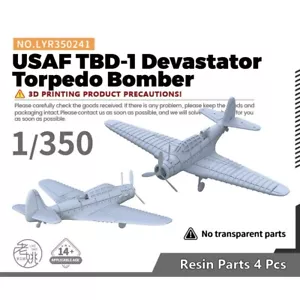 Yao's Studio 1/350 Kit modello militare USAF TBD-1 bombardiere siluro devastatore - Foto 1 di 7