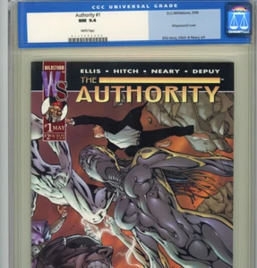 The Authority #1 1999 CGC 9.4 DC Wildstorm Legacy Label WP - Bild 1 von 4