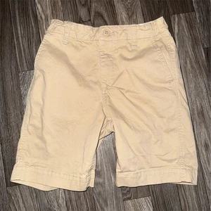 GAP Boys Khaki Chino Shorts 10 Adjustable Waist Summer Casual tan brown - Picture 1 of 7